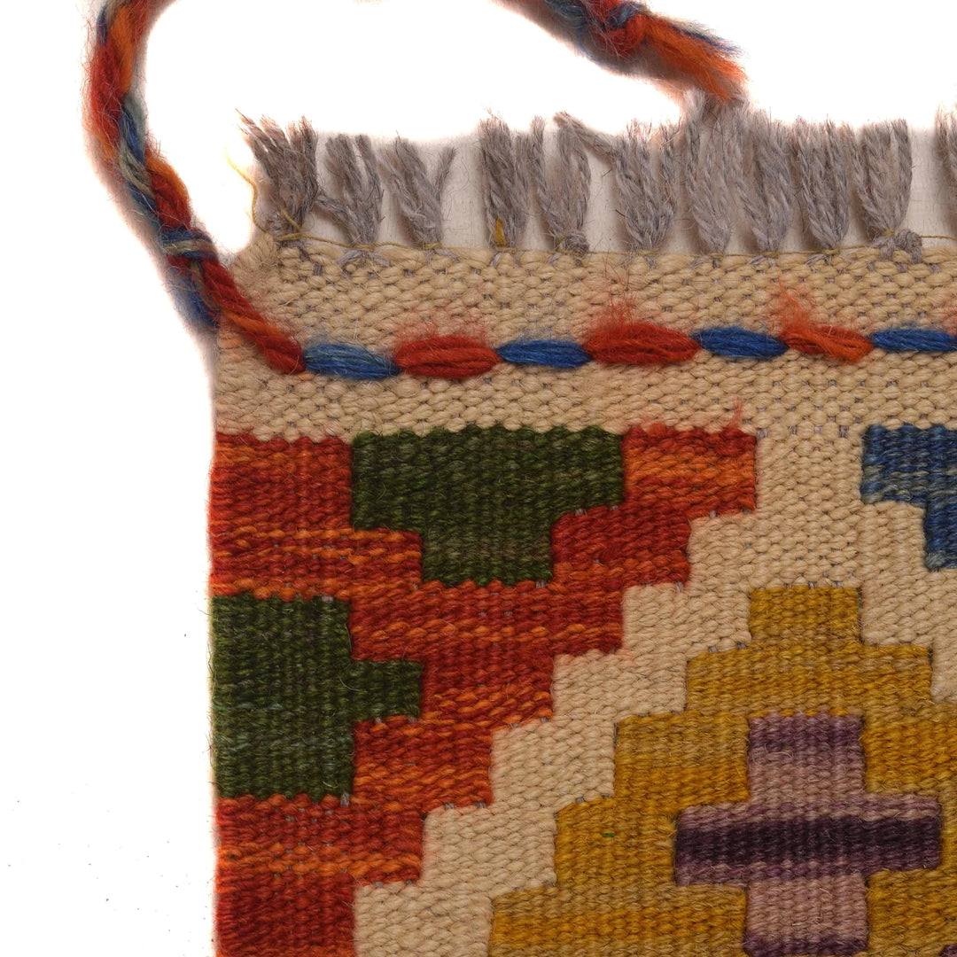 Afghan Kilim Rug 2' 6" x 9' 9" Flat-Weave | No. AL88254