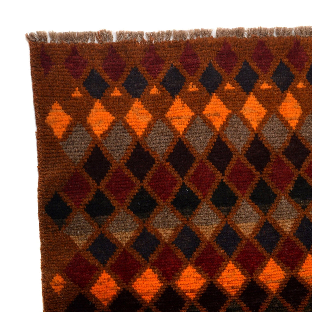 Afghan Baluchi Rug 3' 10" x 6' 2" Hand-Knotted | No. AL88408