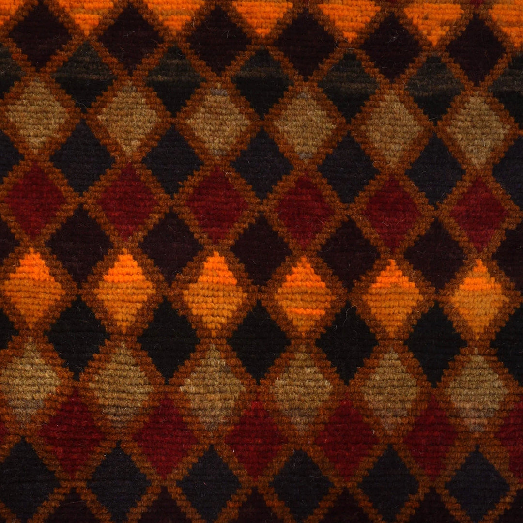 Afghan Baluchi Rug 3' 10" x 6' 2" Hand-Knotted | No. AL88408