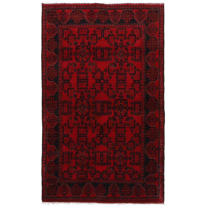 Afghan Khal Mohammadi Rug 4' 0" x 6' 7" Hand-Knotted | No. AL88536