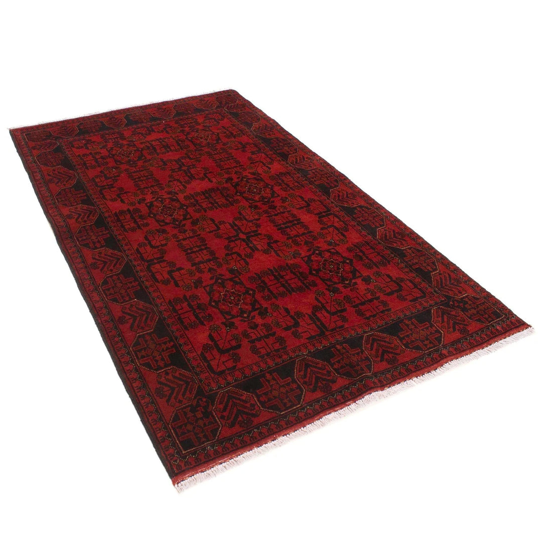 Afghan Khal Mohammadi Rug 4' 0" x 6' 7" Hand-Knotted | No. AL88536