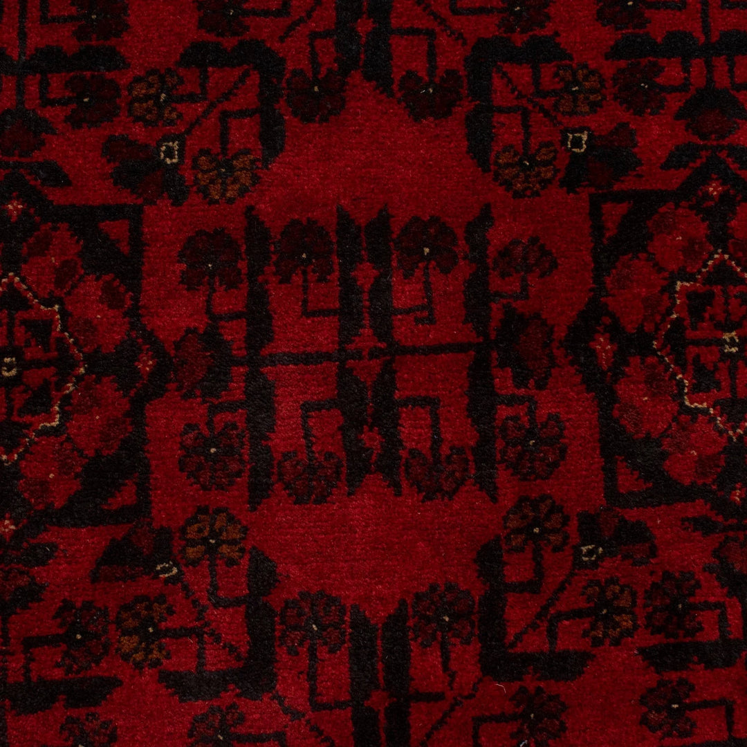 Afghan Khal Mohammadi Rug 4' 0" x 6' 7" Hand-Knotted | No. AL88536