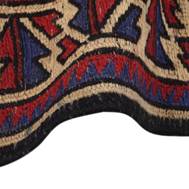 Afghan Saghari Kilim Rug 4' 2" x 6' 7" Flat-Weave | No. AL88840