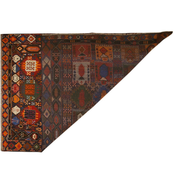 Tan Afghan Kohistani Rug 6'10" x 9'3" Hand-Knotted | No. AL889317