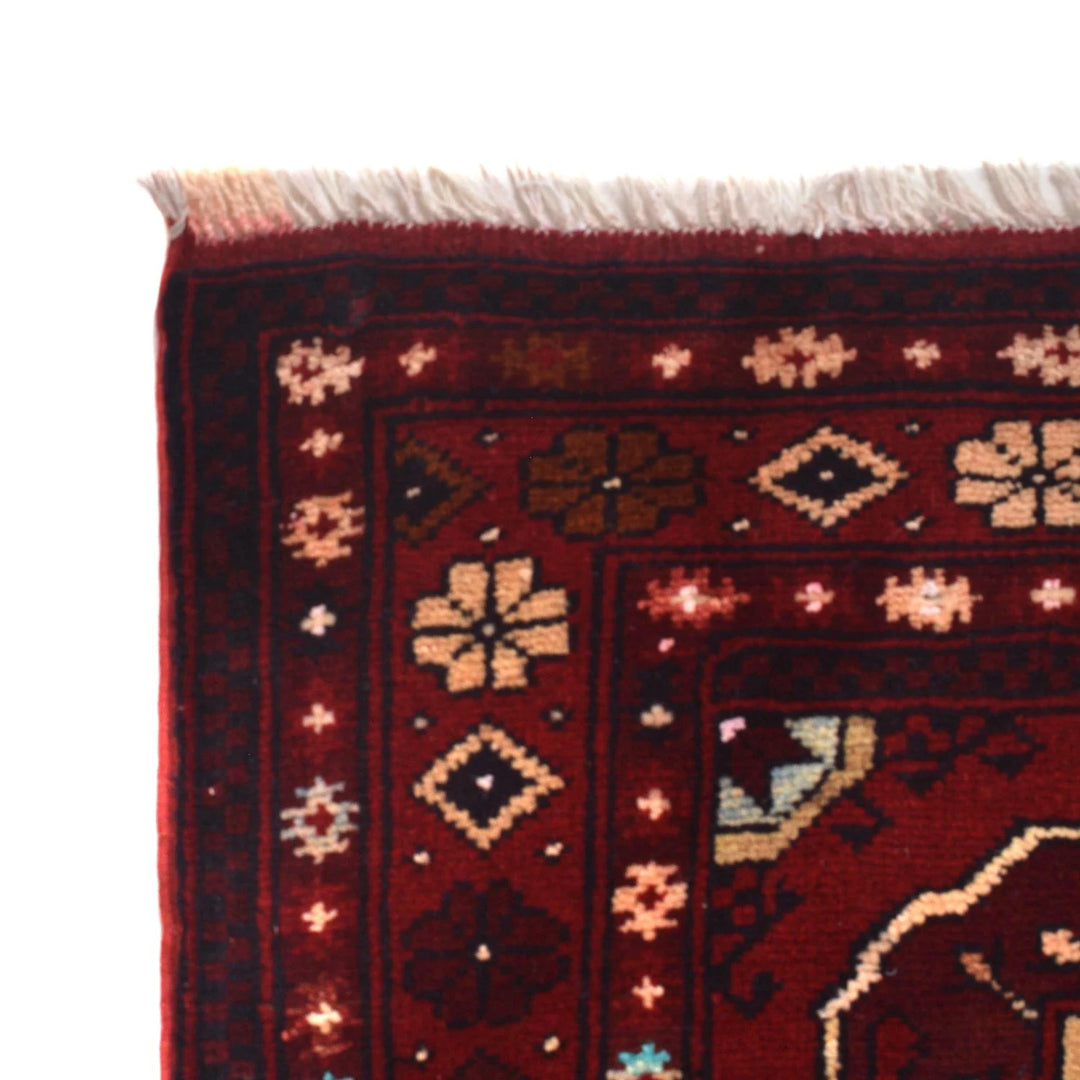 Afghan Khal Mohammadi Rug 3' 3" x 5' 3" Hand-Knotted | No. AL89118