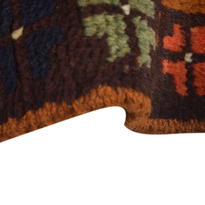 Tan Afghan Kohistani Geometric Rug 5' 10" x 7' 10" Hand-Knotted | No. AL89191
