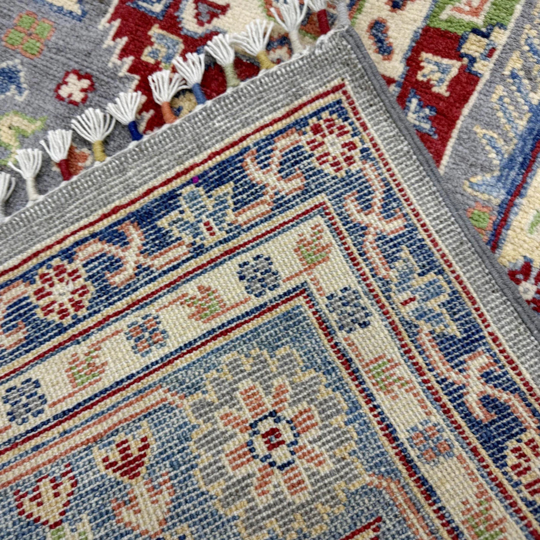 Afghan Waziri Rug 5'6" x 8'4" Hand-Knotted | No. AL89232