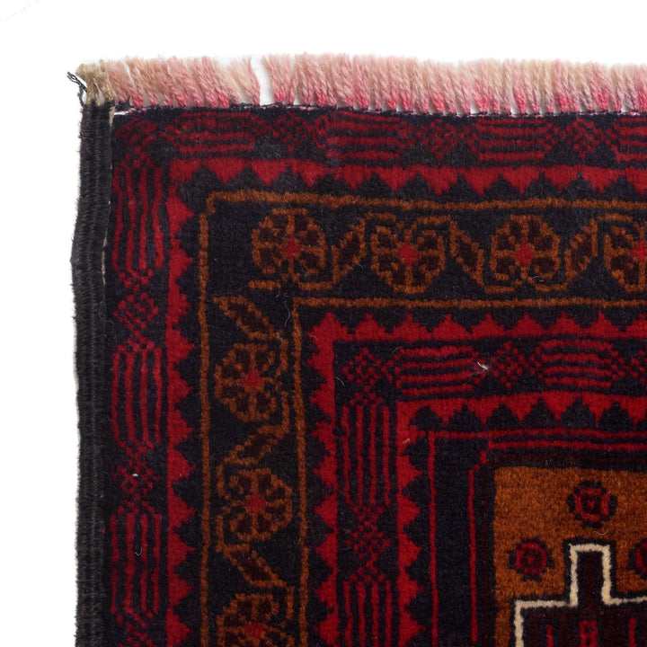 Afghan Baluchi Rug 9' 6" x 12' 7" Hand-Knotted | No. AL89249
