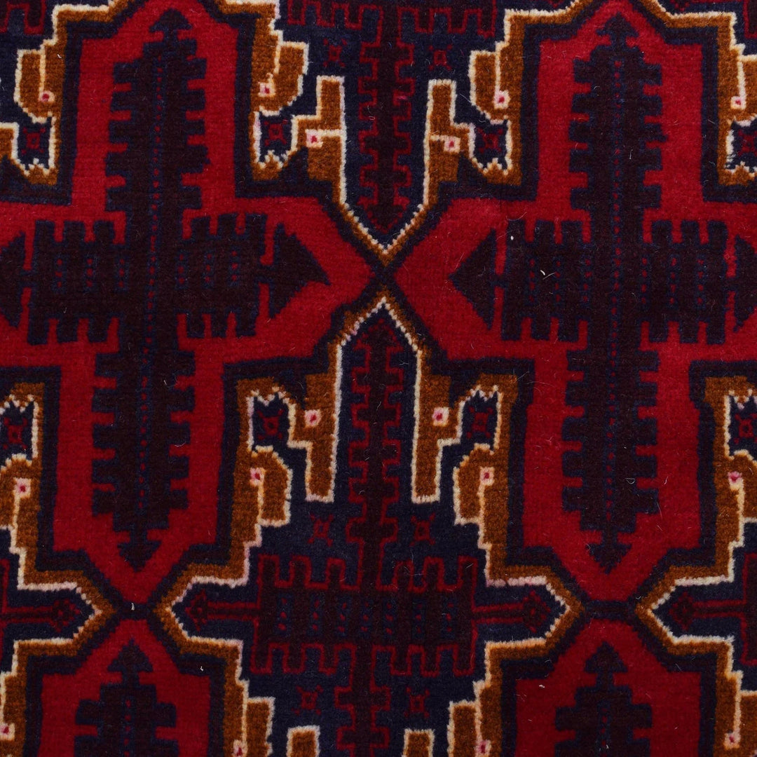 Afghan Baluchi Rug 9' 6" x 12' 7" Hand-Knotted | No. AL89249