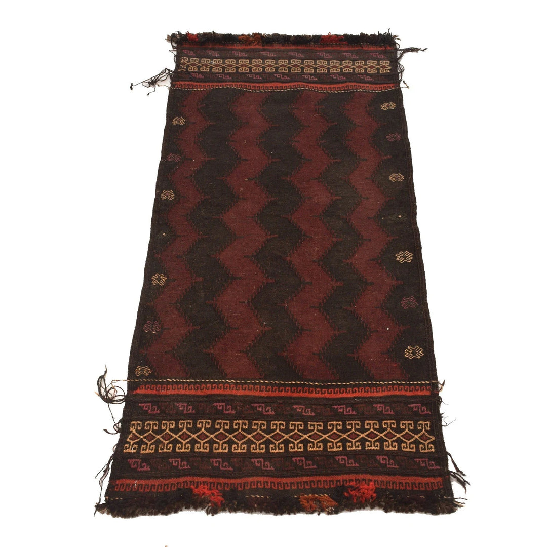 Afghan Kilim Rug 2' 0" x 4' 8" Flat-Weave | No. AL89292