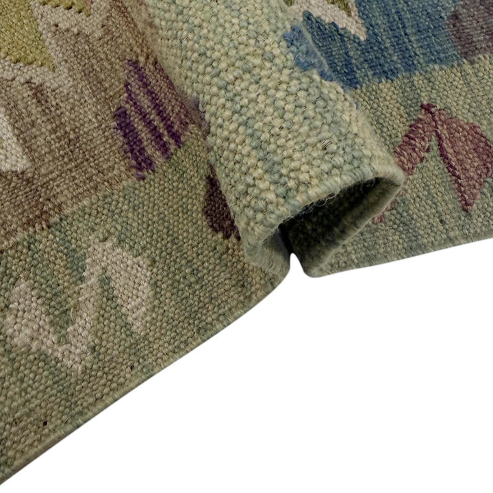 Afghan Vegetable Kilim Rug 2' 6" x 4' 0" Flat-Weave | No. AL895867