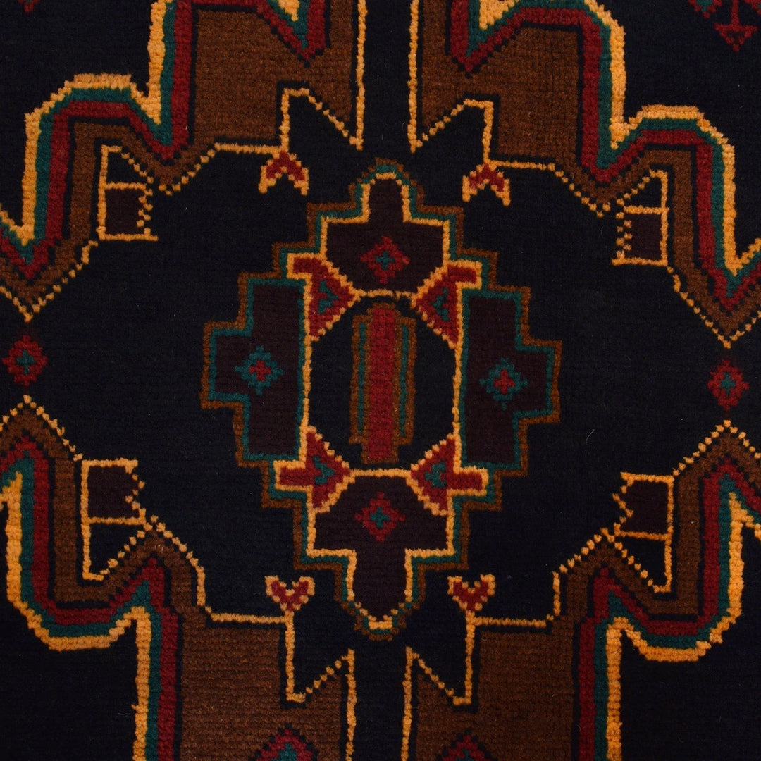 Afghan Baluchi Rug 4' 0" x 6' 2" Hand-Knotted | No. AL89904