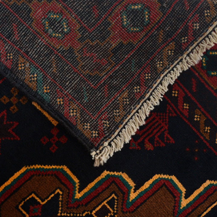 Afghan Baluchi Rug 4' 0" x 6' 2" Hand-Knotted | No. AL89904