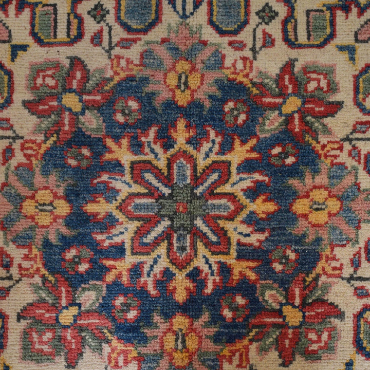 Blue Afghan Bakhtiar Rug 8' 2" x 9' 11" Hand-Knotted | No. AL89949