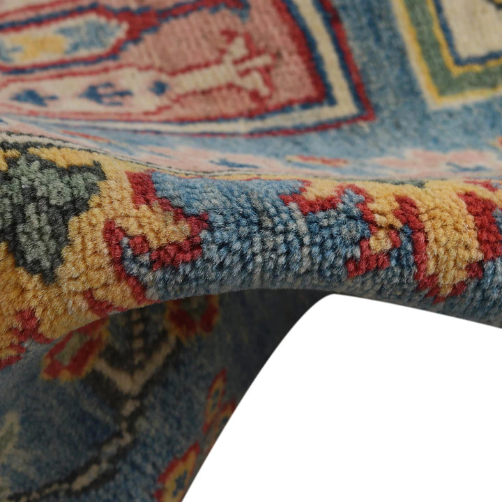 Blue Afghan Bakhtiar Rug 8' 2" x 9' 11" Hand-Knotted | No. AL89949