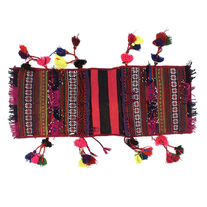 Afghan Baluch Saddle Bag Kilim 1' 0" x 2' 6" Flat-Weave | No. AL90002