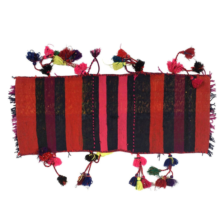 Afghan Baluch Saddle Bag Kilim 1' 0" x 2' 6" Flat-Weave | No. AL90002