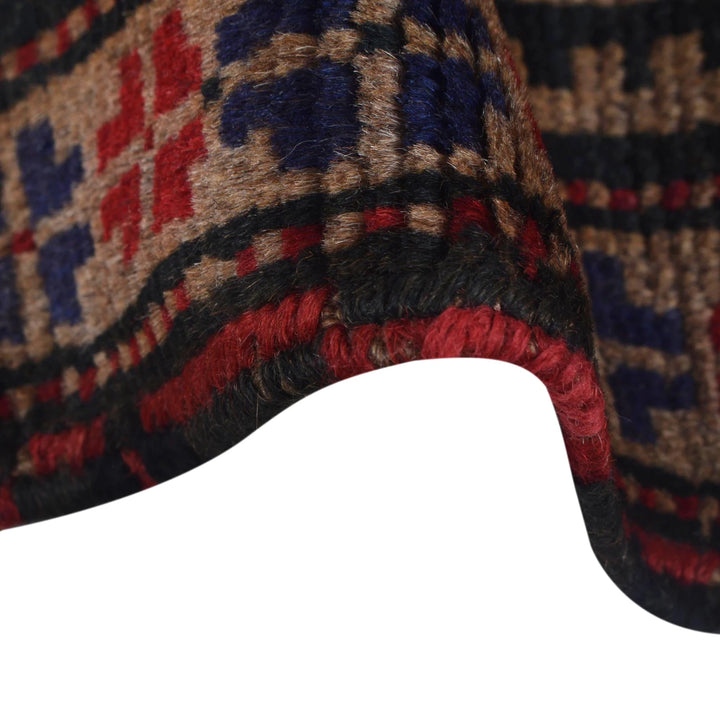 Afghan Prayer Rug 2' 9" x 4' 9" Hand-Knotted | No. AL90089