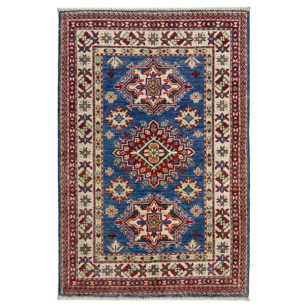 Hand knotted Kazak Carpet 2' 7" x 4' 0" - No. AL90266