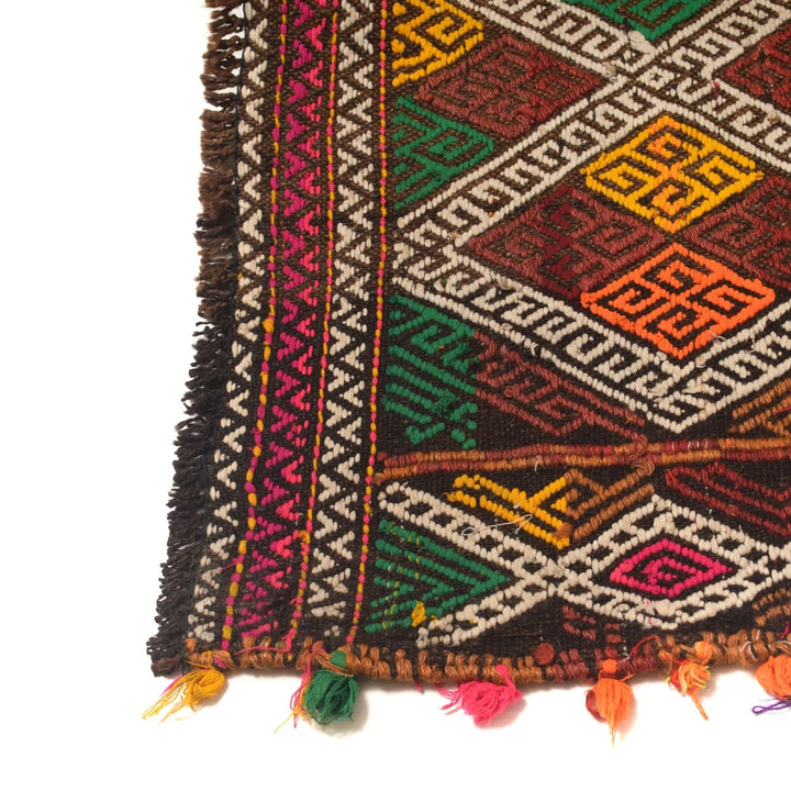 Afghan Kilim Rug 2' 6" x 10' 3" Flat-Weave | No. AL90741