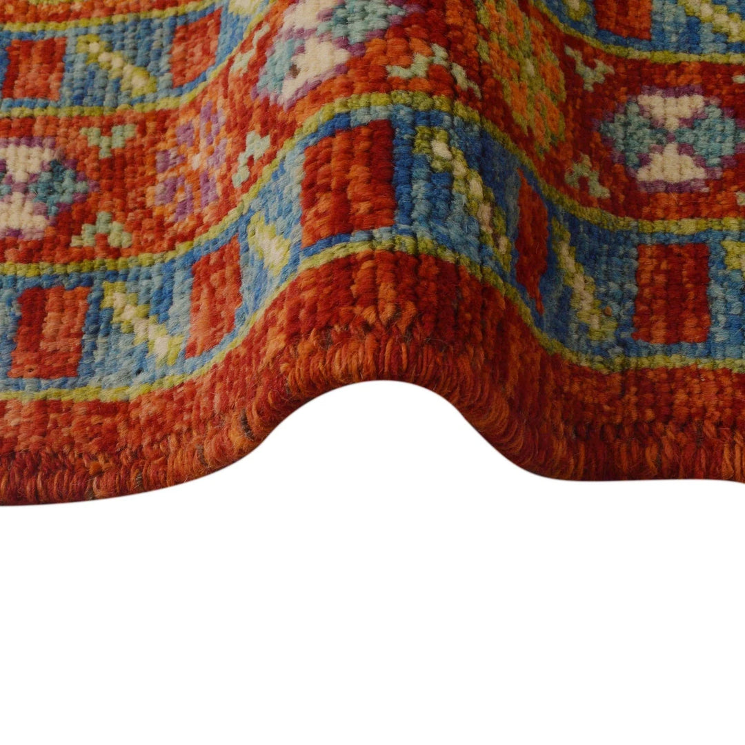 Afghan Oushak Rug 5'8" x 8'0" Hand-Knotted | No. AL90743