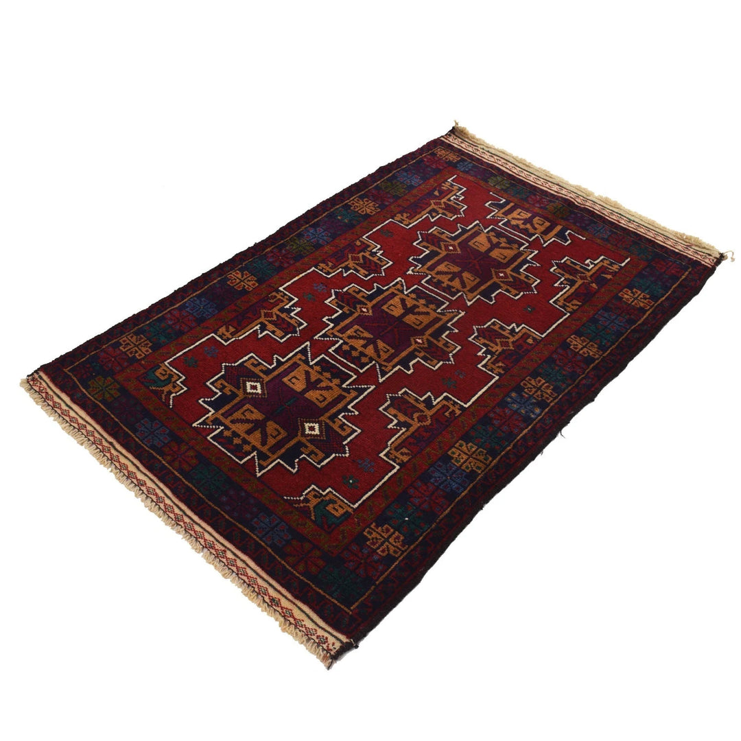 Afghan Kilim Rug 3' 0" x 4' 7" Flat-Weave | No. AL90748