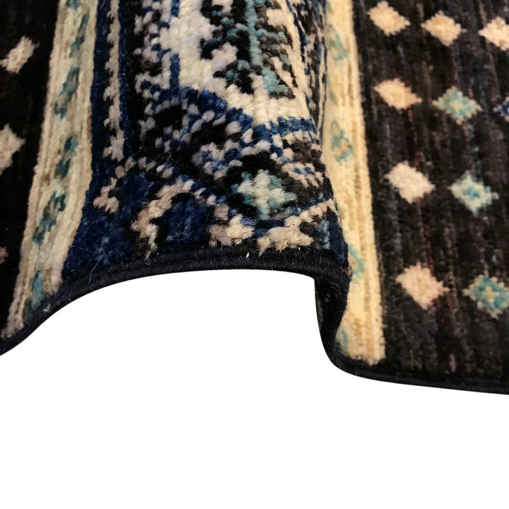 Afghan Gabbeh Rug 6' 7" x 9' 11" Hand-Knotted | No. AL90753