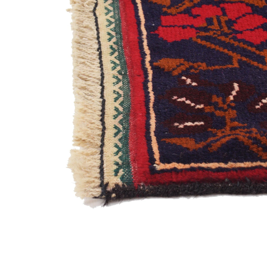Afghan Pictorial Rug 2' 11" x 4' 8" Hand-Knotted | No. AL91108