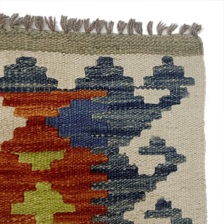 Afghan Kilim Rug 6' 9" x 10' 2" Flat-Weave | No. AL91603