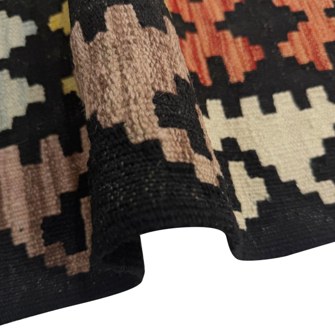Afghan Vegetable Kilim Rug 6'4" x 9'11" Flat-Weave | No. AL917092