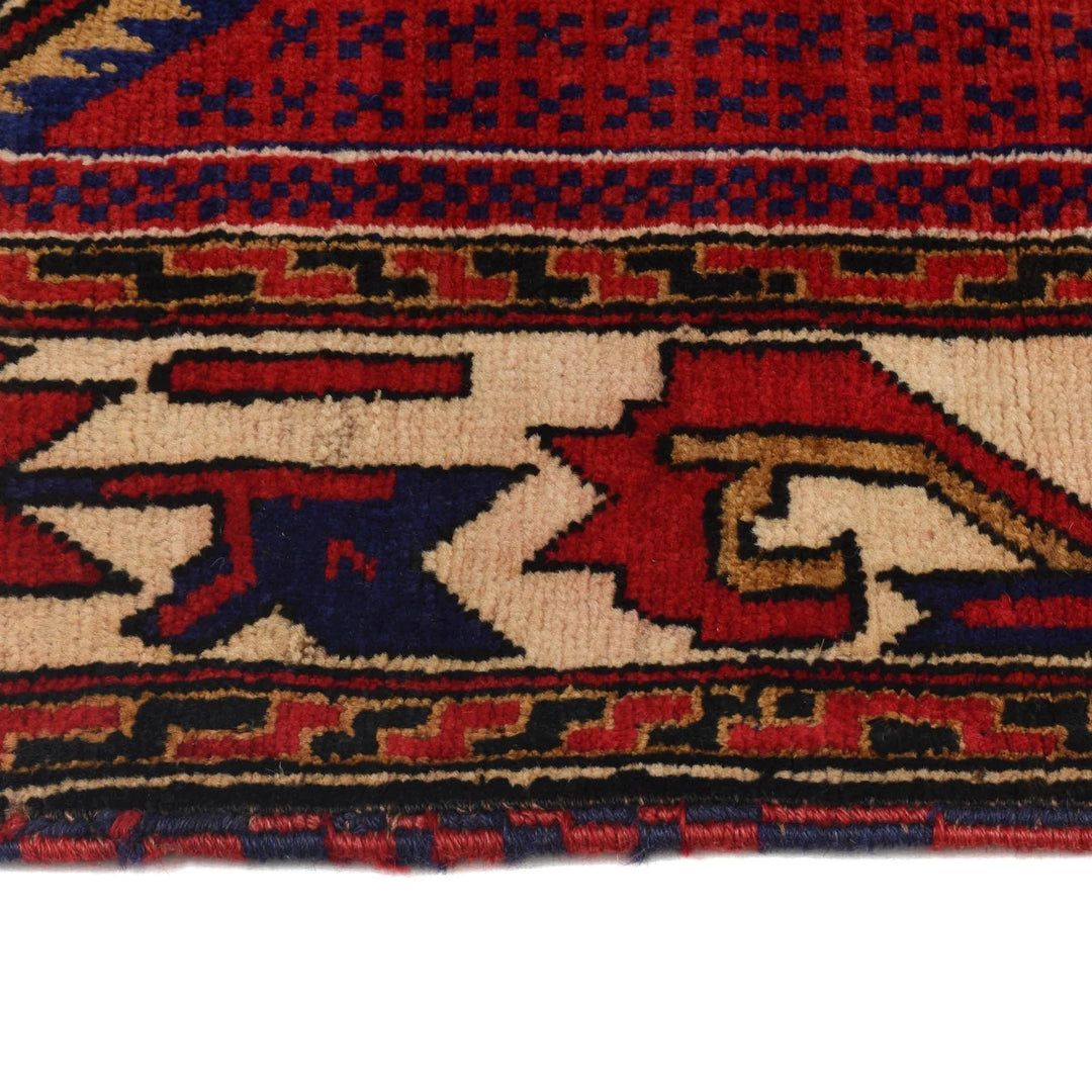 Afghan Baluchi Rug 4' 4" x 6' 4" Hand-Knotted | No. AL91805