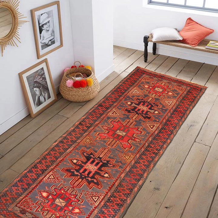 Afghan Barjista Kilim Rug 2' 7" x 6' 6" Flat-Weave | No. AL91879