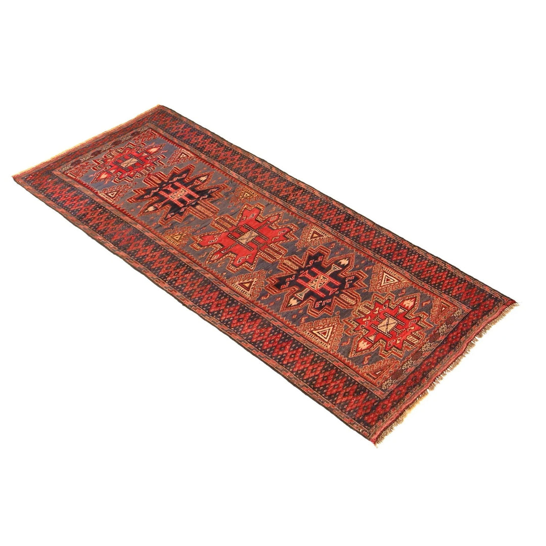 Afghan Barjista Kilim Rug 2' 7" x 6' 6" Flat-Weave | No. AL91879