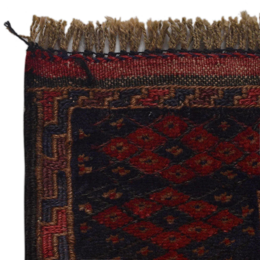 Afghan Barjista Kilim Rug 2' 7" x 6' 6" Flat-Weave | No. AL91879