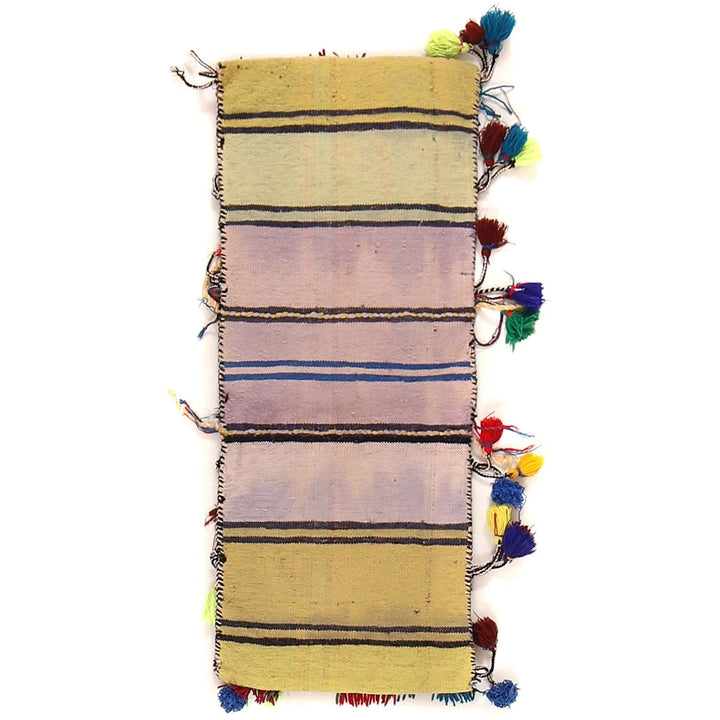 Afghan Tribal Saddle Bag Rug 0' 11" x 2' 5" Hand-Knotted | No. AL92053