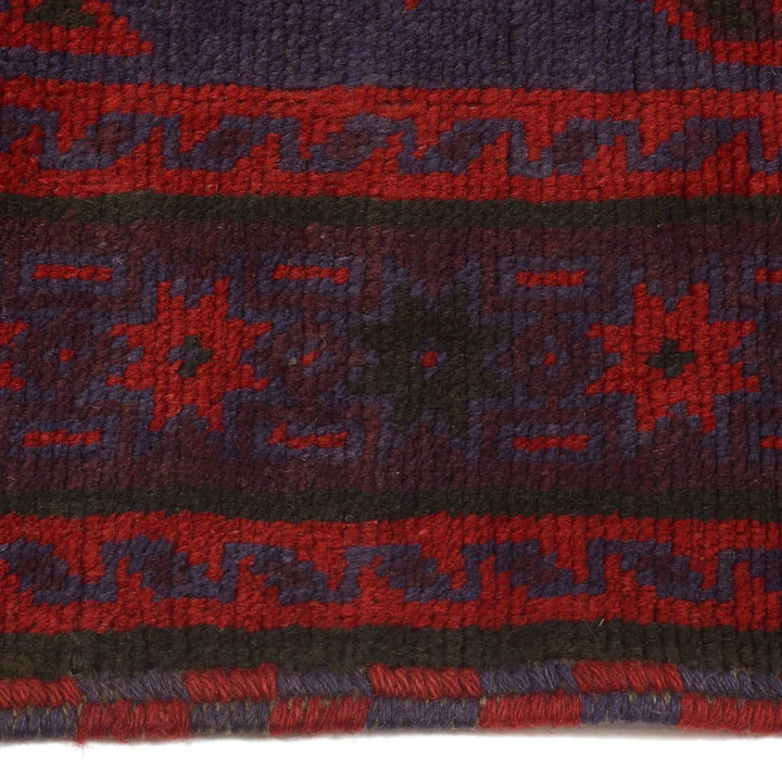 Afghan Baluchi Rug 4' 0" x 6' 5" Hand-Knotted | No. AL92121