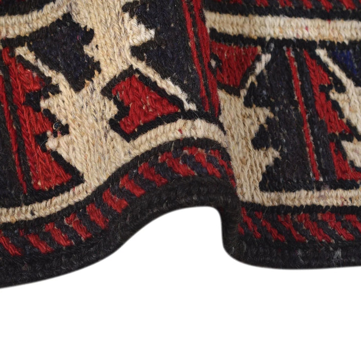 Beige Afghan Kilim Rug 2' 9" x 4' 5" Flat-Weave | No. AL92479
