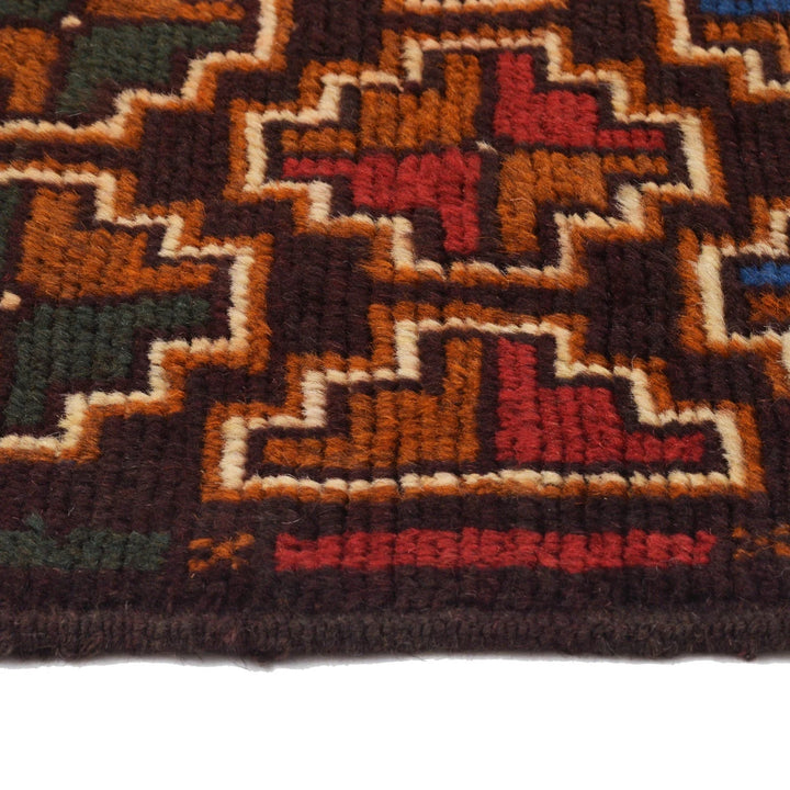 Afghan Baluchi Rug 2' 1" x 6' 7" Hand-Knotted | No. AL92685
