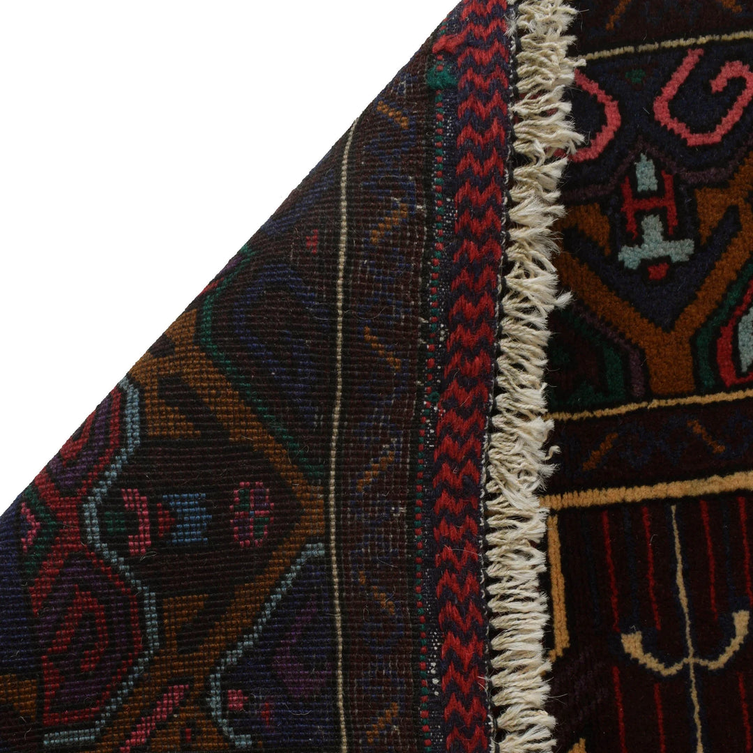 Afghan Prayer Rug 2' 11" x 4' 8" Hand-Knotted | No. AL92772