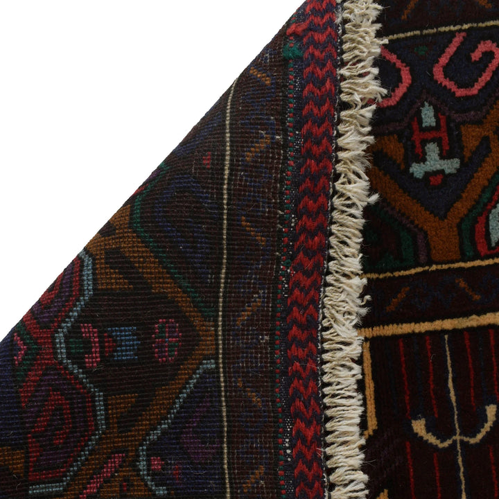 Afghan Prayer Rug 2' 11" x 4' 8" Hand-Knotted | No. AL92772