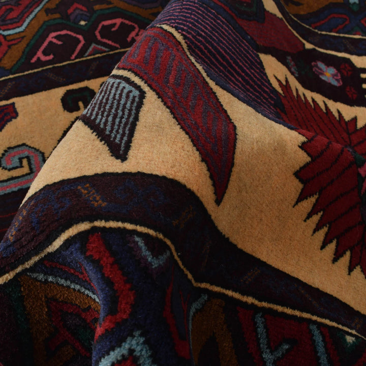 Afghan Prayer Rug 2' 11" x 4' 8" Hand-Knotted | No. AL92772