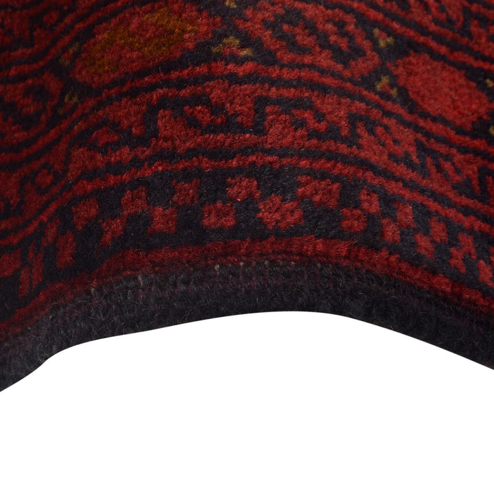 Red Afghan Khal Mohammadi Rug 4'11" x 6'4" Hand-Knotted | No. AL92847