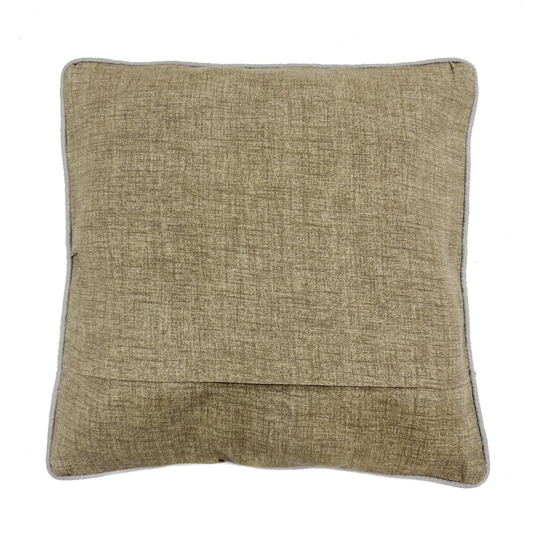 Afghan Kilim Cushion Cover 1' 5" x 1' 5" Hand-Knotted | No. AL931843
