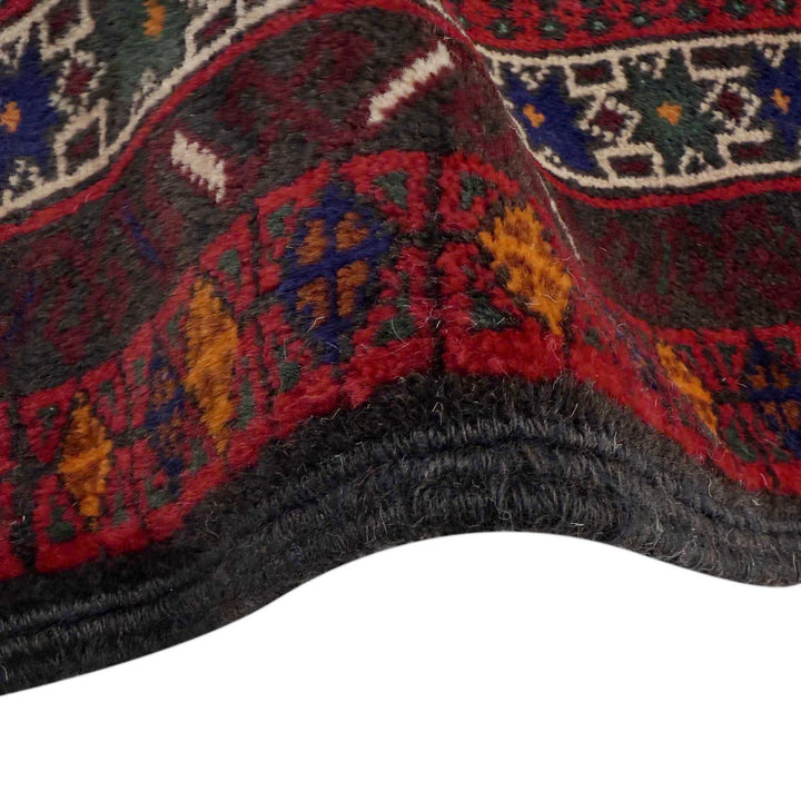Afghan Baluchi Rug 2' 8" x 4' 8" Hand-Knotted | No. AL93262