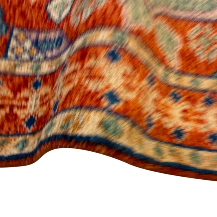 Afghan Mamluk Rug 3' 11" x 5' 9" Hand-Knotted | No. AL93486