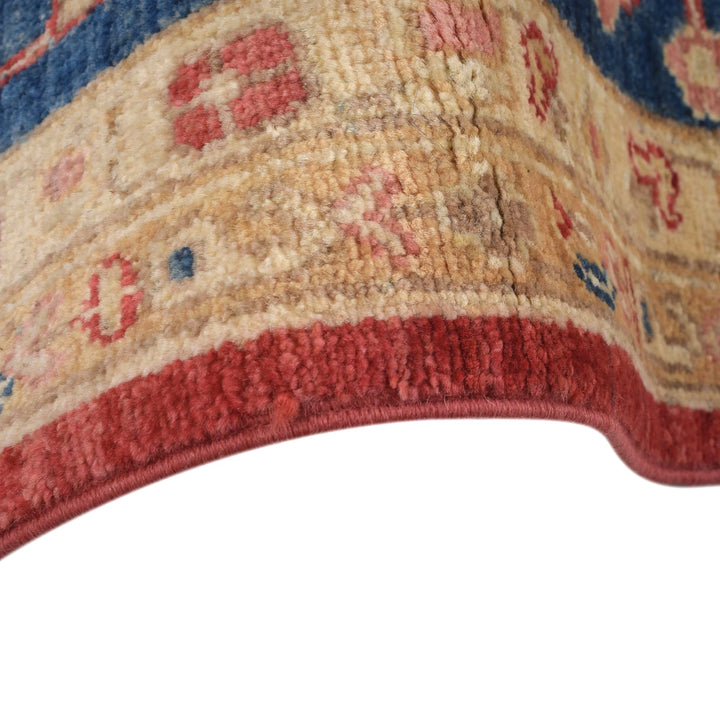 Red Afghan Serapi Rug 6' 3" x 8' " Hand-Knotted | No. AL93659