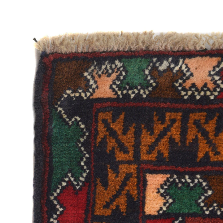 Afghan Baluchi Rug 2' 10" x 5' 4" Hand-Knotted | No. AL93750