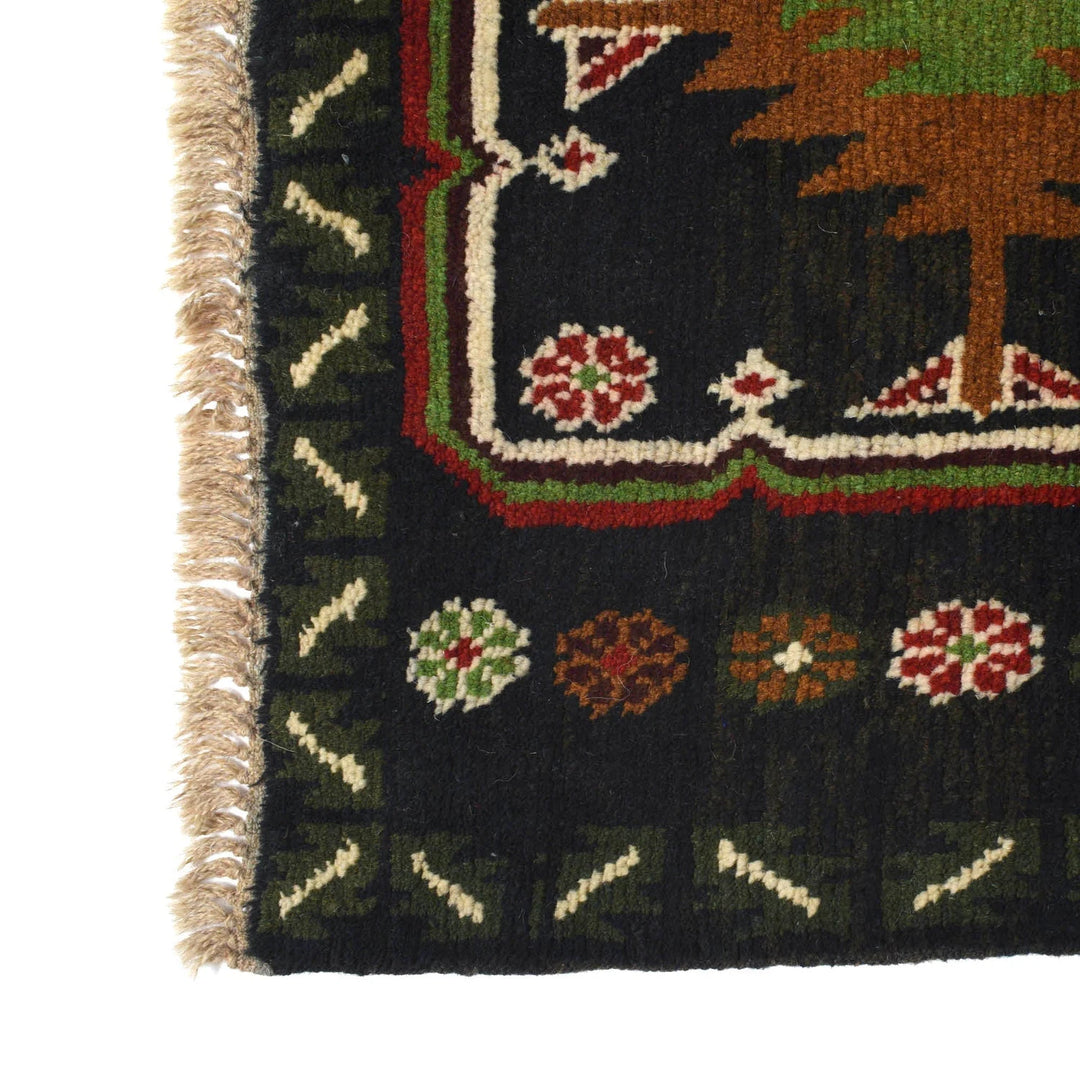 Afghan Baluchi Rug 2' 6" x 8' 2" Hand-Knotted | No. AL93877