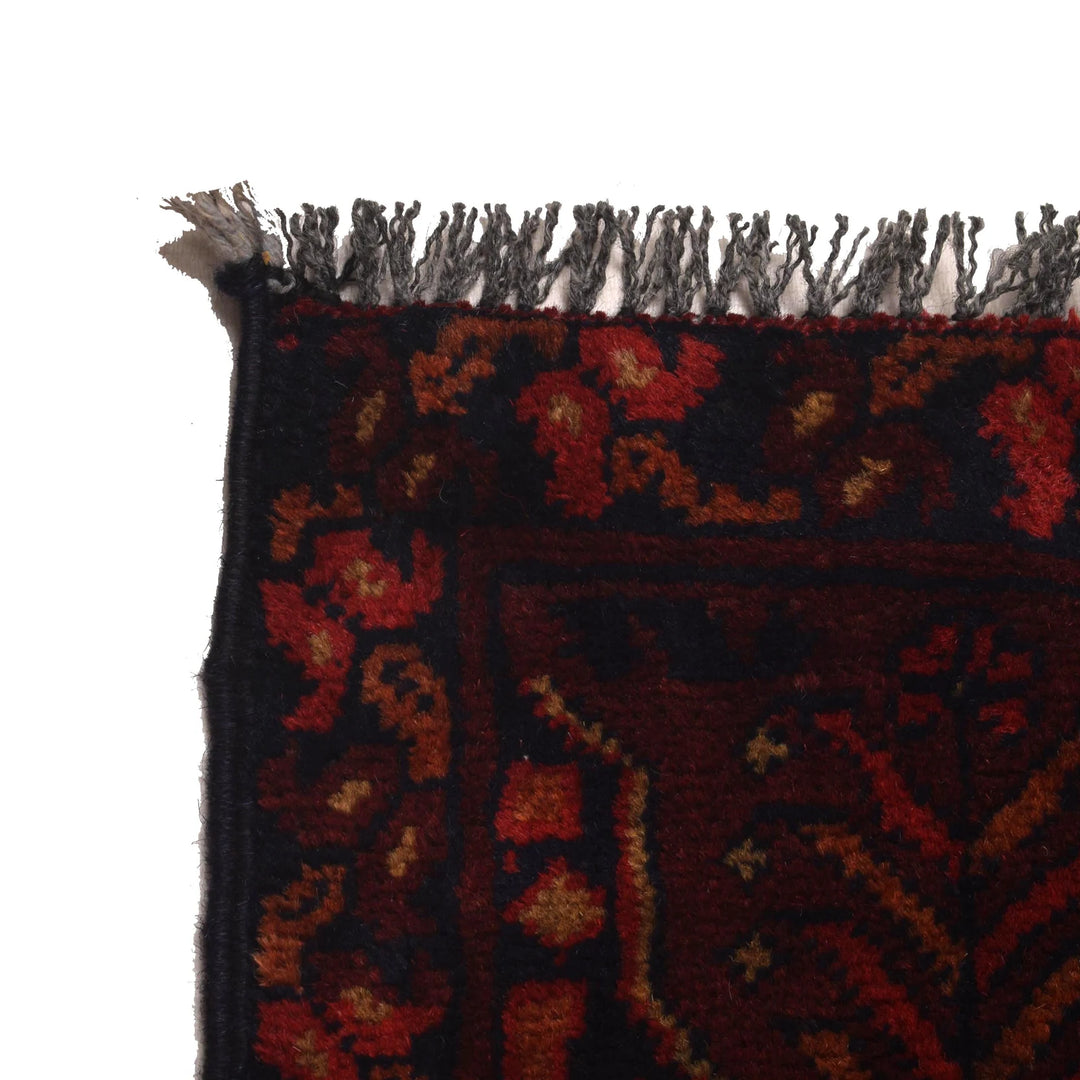 Afghan Khal Mohammadi Runner Rug 2' 6" x 12' 3" Hand-Knotted | No. AL94040