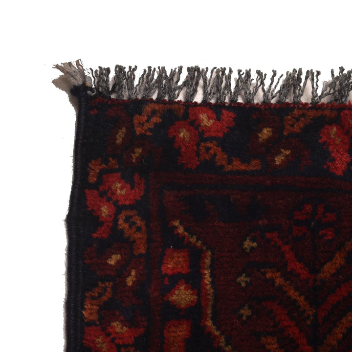 Afghan Khal Mohammadi Runner Rug 2' 6" x 12' 3" Hand-Knotted | No. AL94040